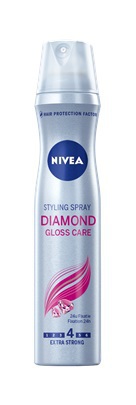Nivea Hair care styling spray diamond gloss 250ml