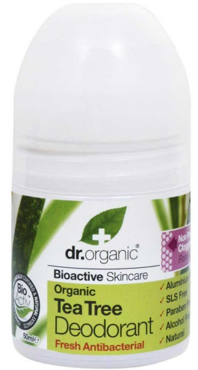 Dr organic Deodorant tea tree 50ml