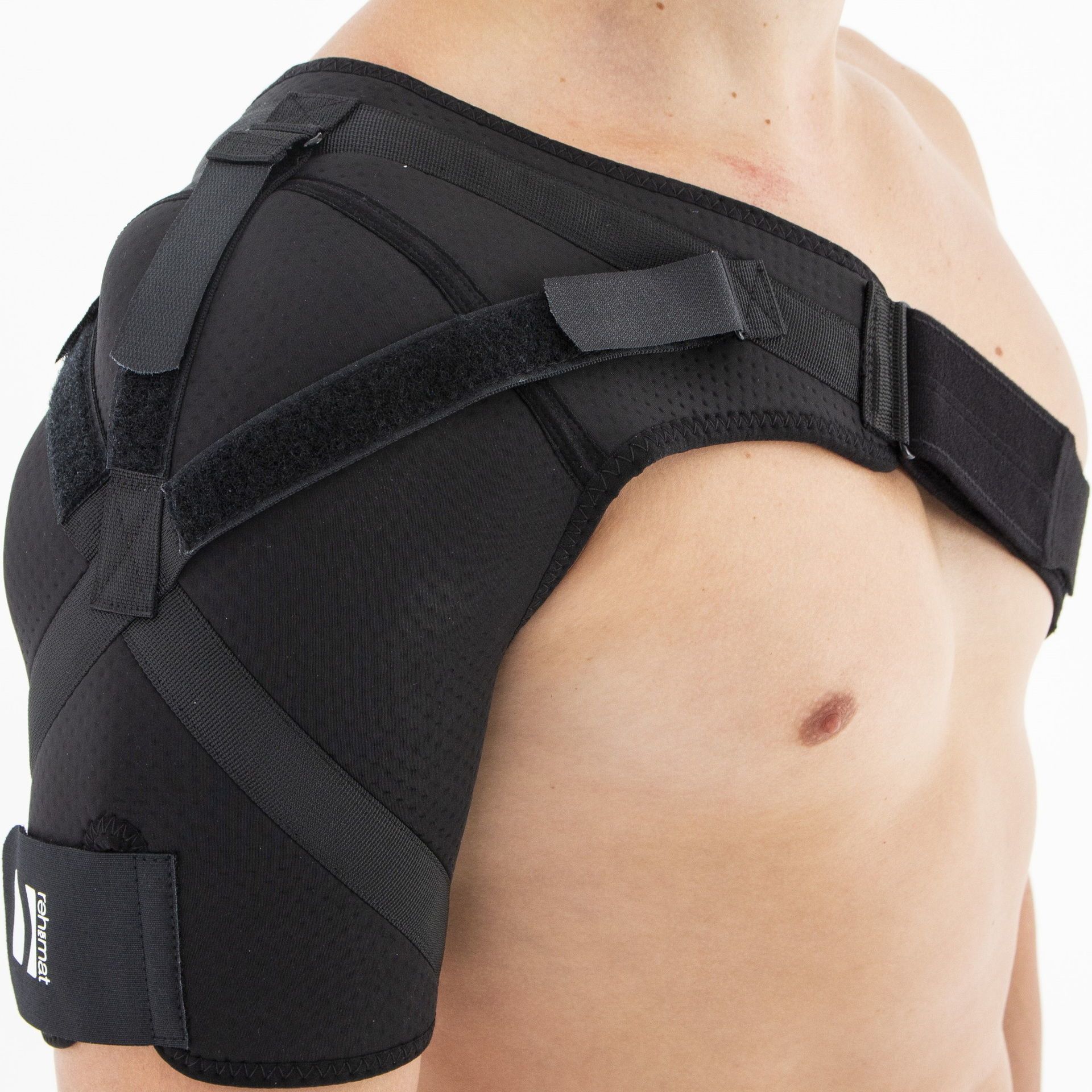 Reh4Mat Pro Schouderbrace Universeel - Zwart
