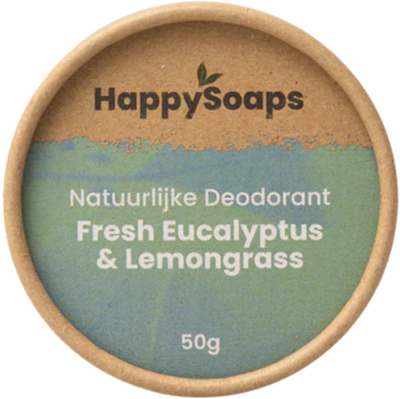 HappySoaps Deodorant fresh eucalyptus & lemongrass 50gr