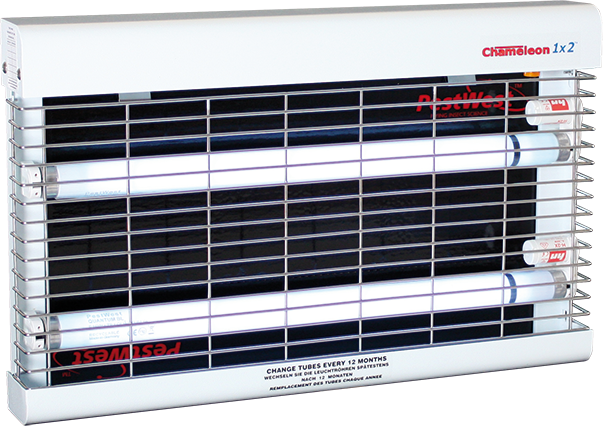 PestWest Chameleon 1x2 Vliegenlamp Wit