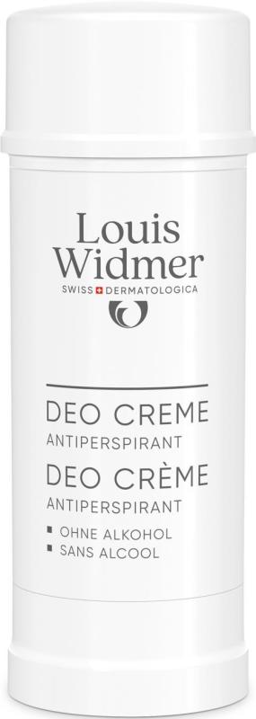 Louis Widmer Deo crème antiperspirant zonder parfum 40ml