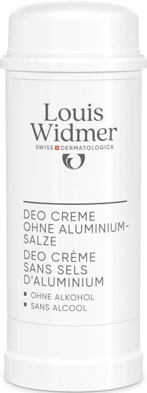 Louis Widmer Deo crème zonder aluminiumzouten zonder parfum 40ml