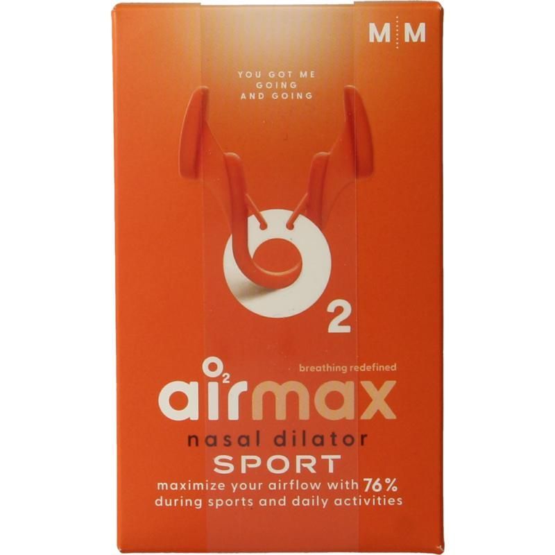 Airmax Nasal dilator sport medium 2 Stuks