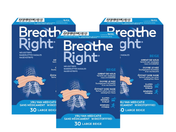 Breathe Right Neusstrips large beige 90 Stuks
