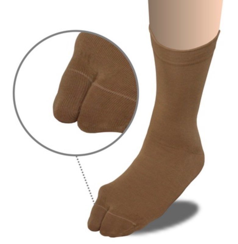 Ihle Hallux Valgus Sokken Bruin