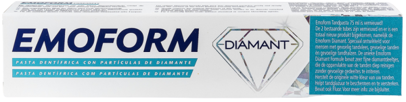 Emoform Tandpasta diamant 75ml