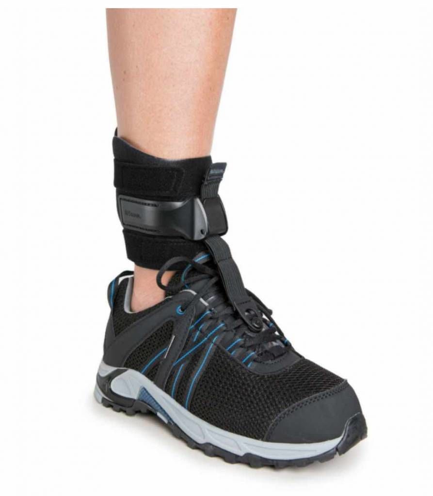 Össur Rebound Foot-Up Klapvoetbrace Universeel - Zwart