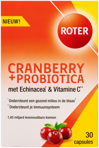 Roter Cranberry + probiotica c 30 capsules