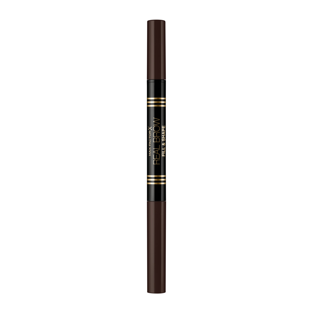 Max Factor 2x  Real Brow Fill&Shape Wenkbrauwpotlood 04 Deep Brown 1 gr