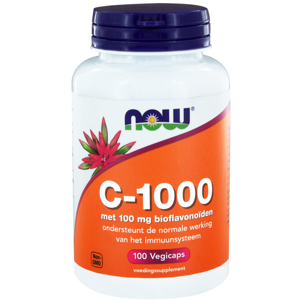 NOW C-1000 met 100mg Bioflavonoïden Capsules
