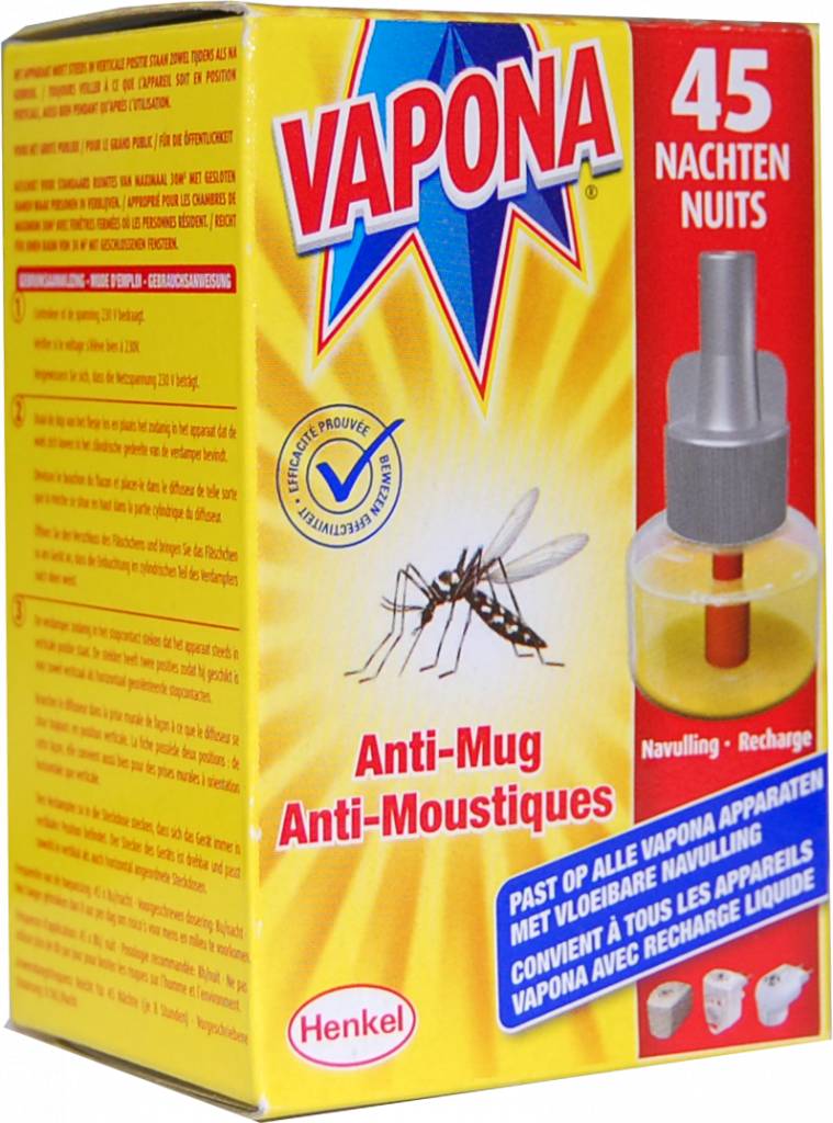 Vapona Navulling voor Anti-Muggen apparaat