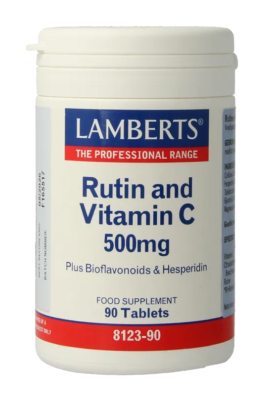 Lamberts Vitamine C 500mg Rutine & Bioflavonoïden Tabletten