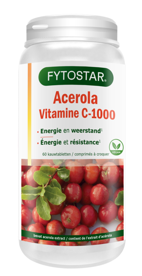 Fytostar Acerola Vitamine C-1000 Kauwtabletten