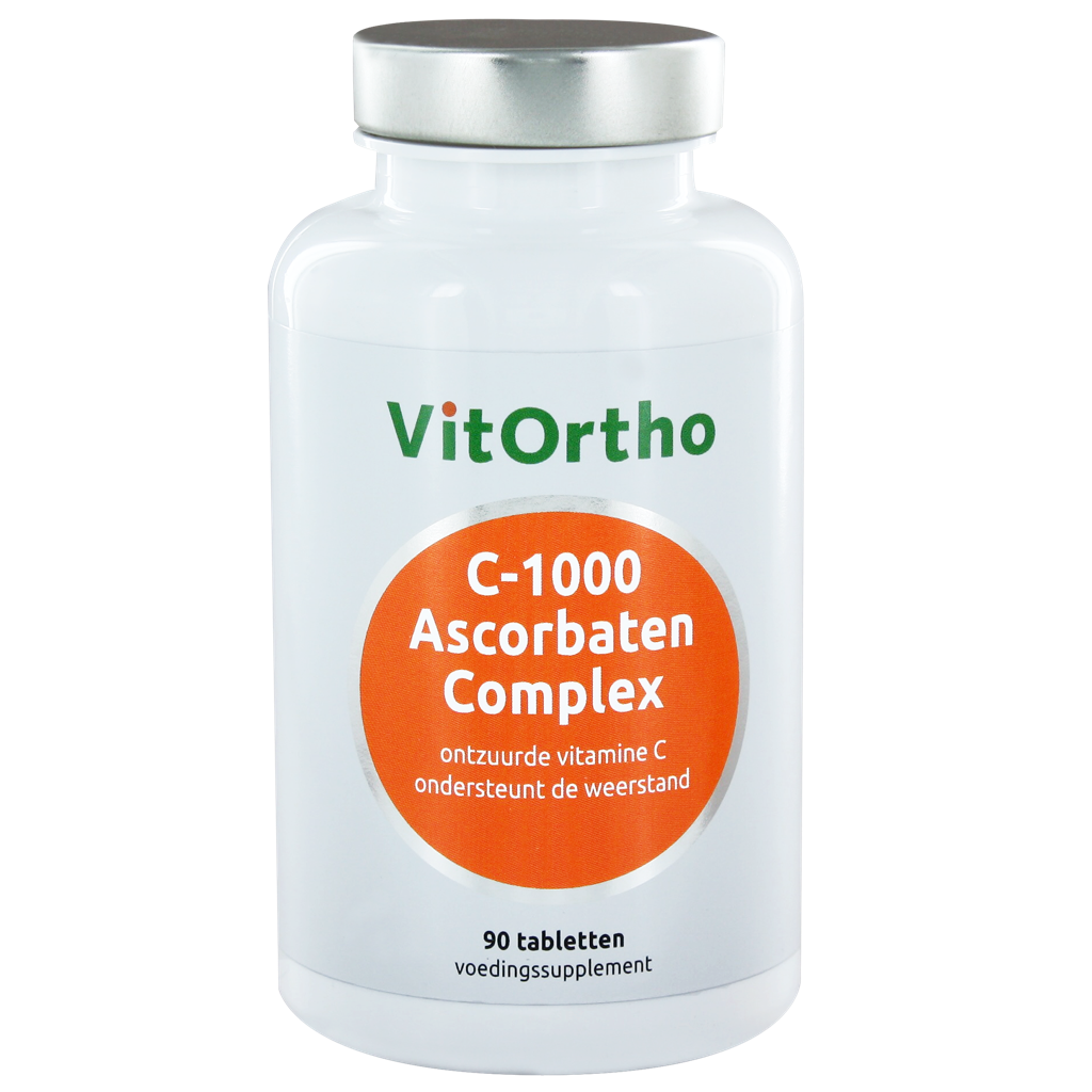 VitOrtho C-1000 Ascorbaten Complex Tabletten 90st