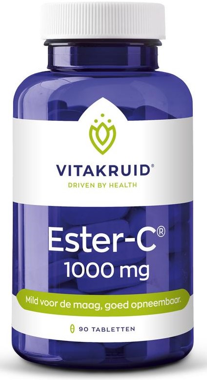 Vitakruid Ester-C Vitamine C 1000 Flavonoïden Rozenbottel