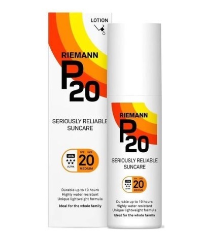 P20 zonnebrand spf20 lotion 100ml