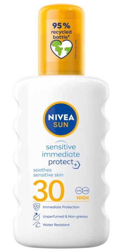 Nivea Sun zonnebrand sensitive spray spf30 200 ML
