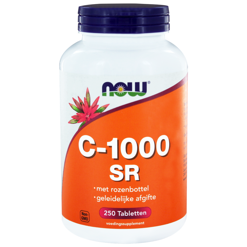 NOW C-1000 SR Rozenbottel Tabletten