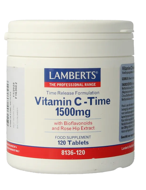 Lamberts Vitamine C 1500 mg Time Release & Bioflavonoiden Tabletten