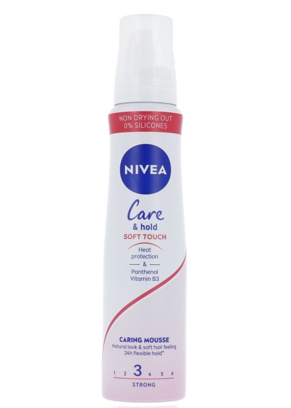 Nivea Care & hold soft touch caring mousse 150 ML