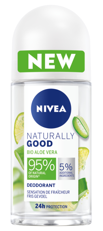 Nivea Deoroller naturally good bio aloë vera 50ml