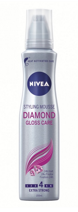 Nivea Hair mousse diamond gloss 150ml