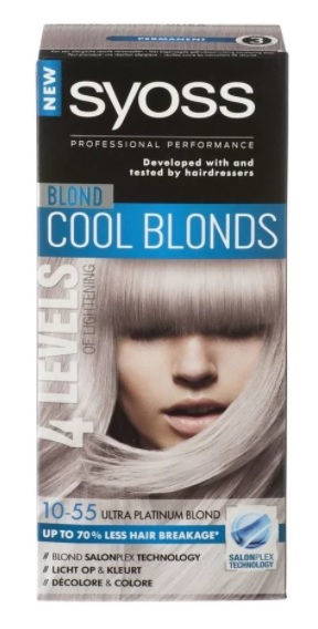 Syoss 10-55 ultra platinum blond 1 stuk