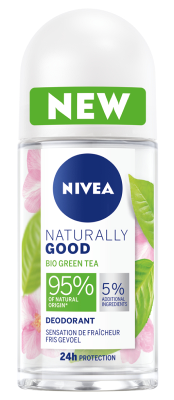 Nivea Deoroller naturally good bio green tea 50ml