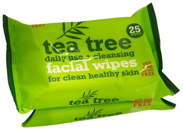 Tea Tree Facial cleaning wipes 50 Stuks