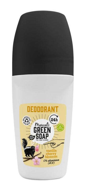 Marcels Green Soap Deoroller vanilla cherryblossom 50 ML