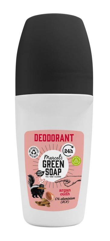 Marcels Green Soap Deo roller argan & oudh 50 ML