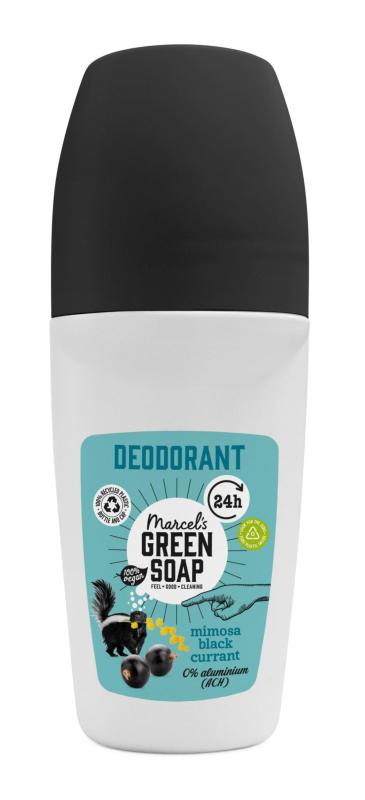 Marcels Green Soap Deo roller mimosa & zwarte bes 50 ML