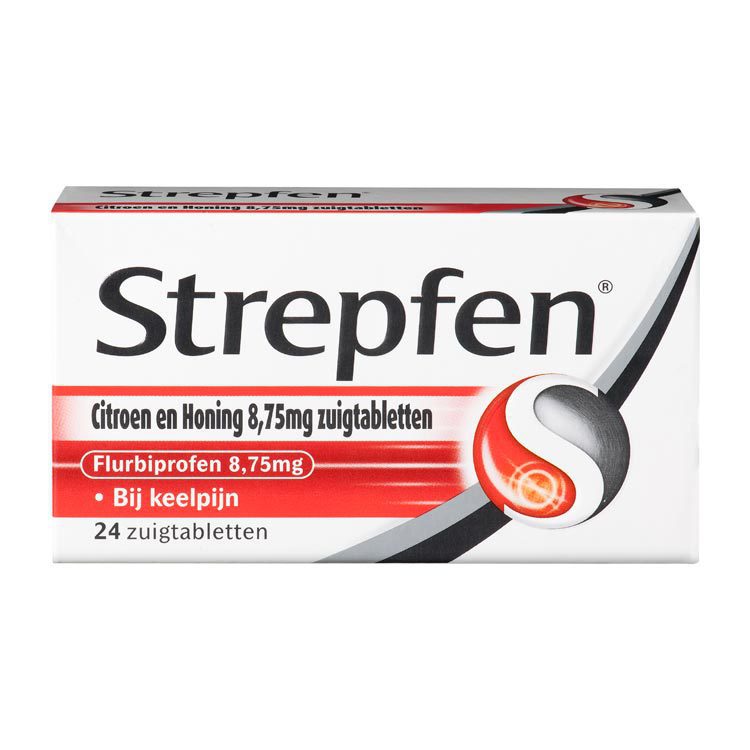 Strepfen Honing & citroen 8,75mg 24 zuigtabletten