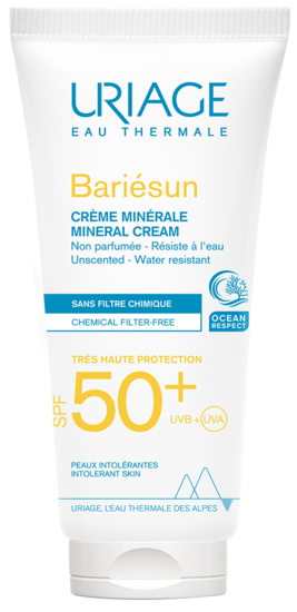 Uriage Bariésun minerale zonnebrandcrème spf50+ 100 ML