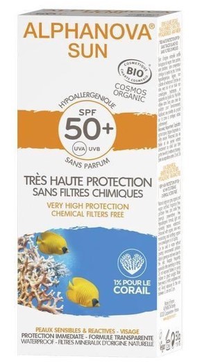 Alphanova Sun Getinte zonnebrand spf50 tegen zonne-allergie 50g