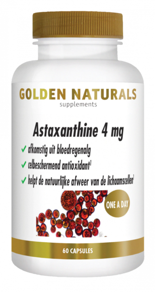 Golden Naturals Astaxanthine 4mg Softgels
