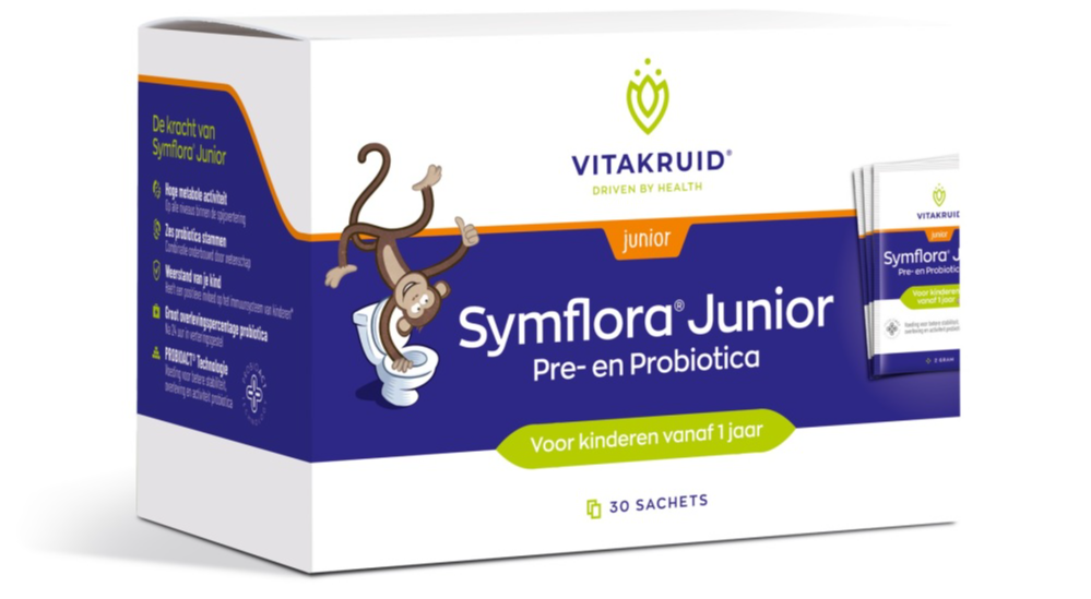Vitakruid Symflora Junior Pre- en Probiotica voor kinderen Sachets