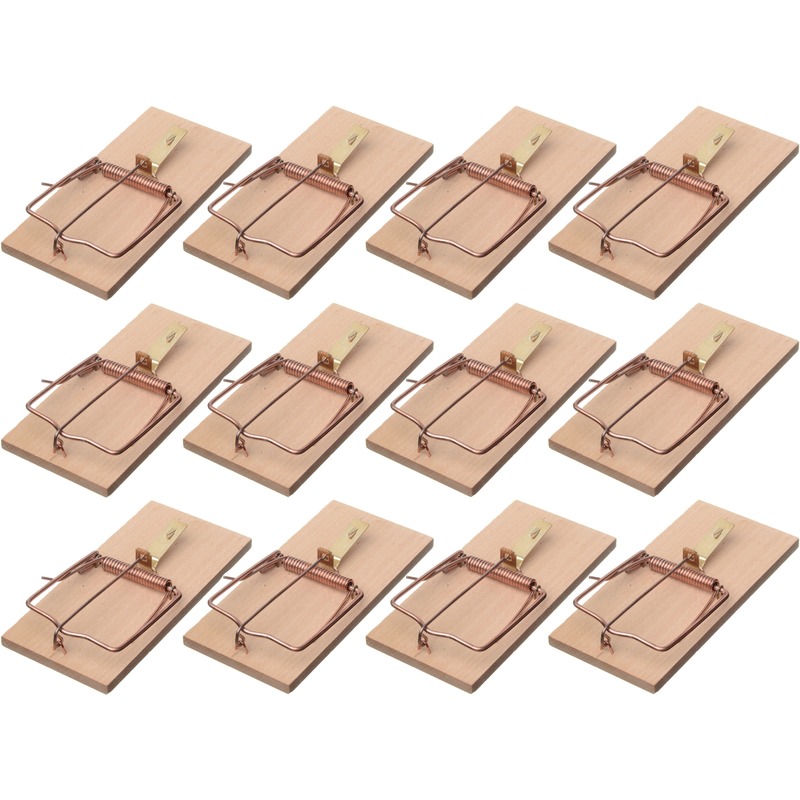 Ubbink Nature Rattenval - 12x stuks - 17 cm - rattenklemmen - ongediertebestrijding -