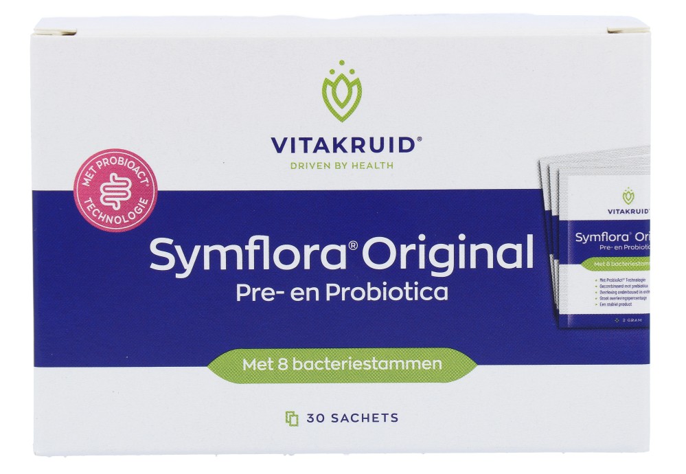 Vitakruid Symflora Original Pre- en Probiotica 8 stammen