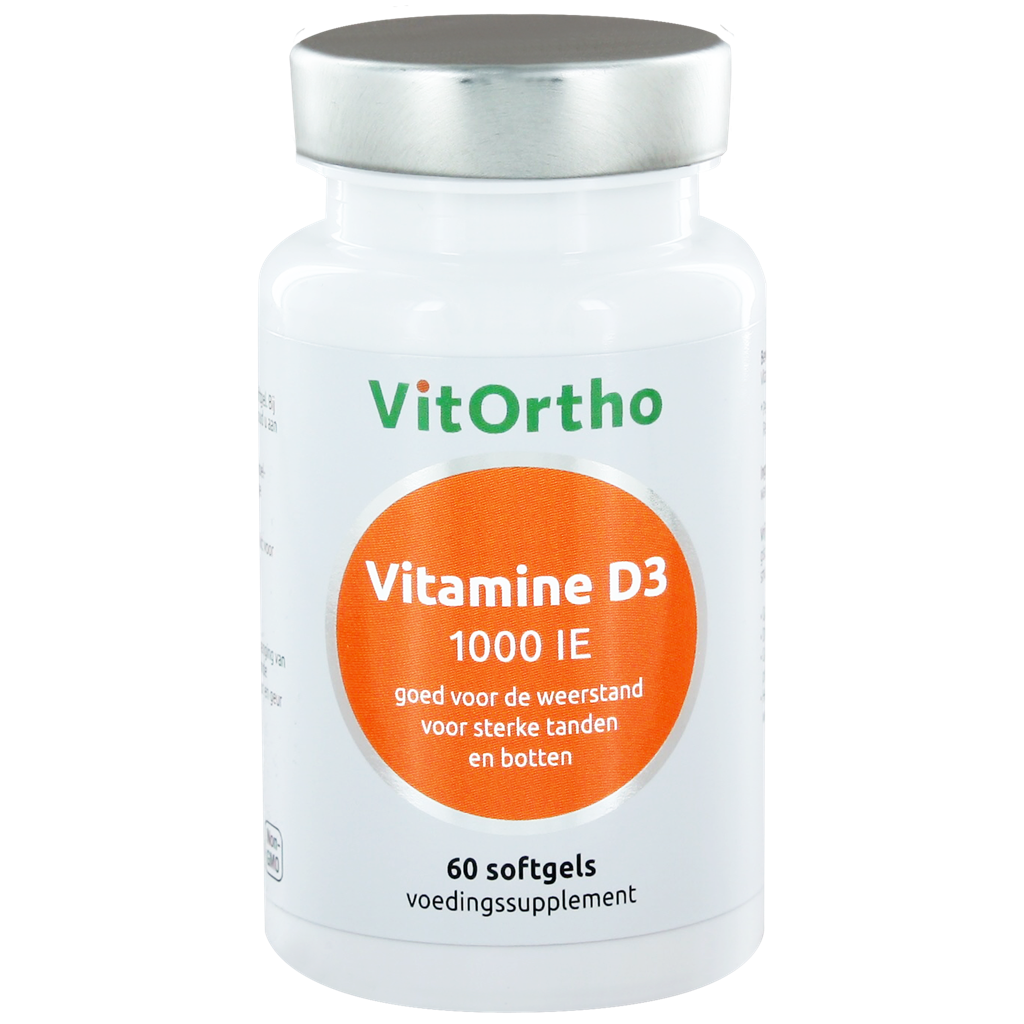 VitOrtho Vitamine D3 1000 IE Softgels