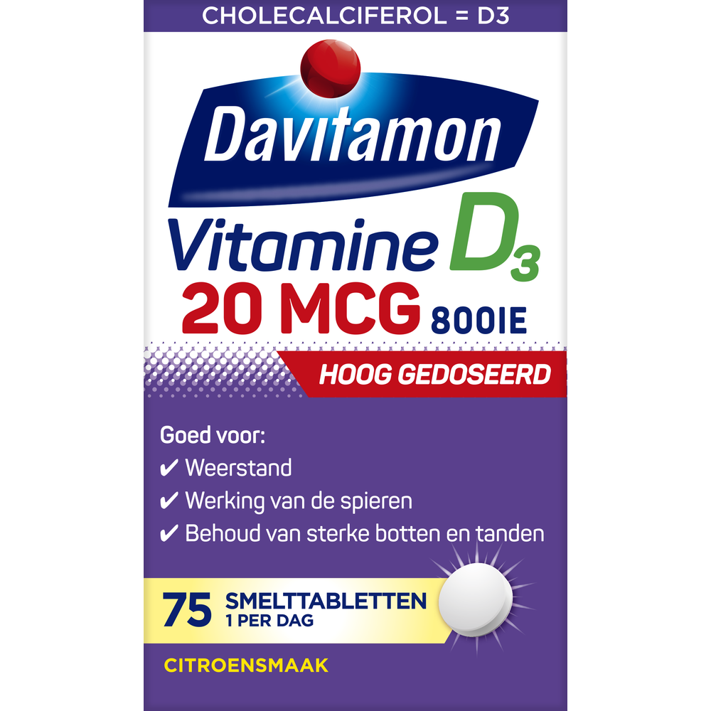 Davitamon D3 Forte Smelttabletten