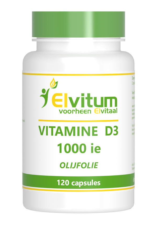 Elvitum Vitamine D3 1000 IE Capsules