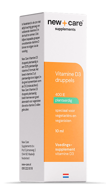 New Care D3 10mcg Plantaardige Druppels