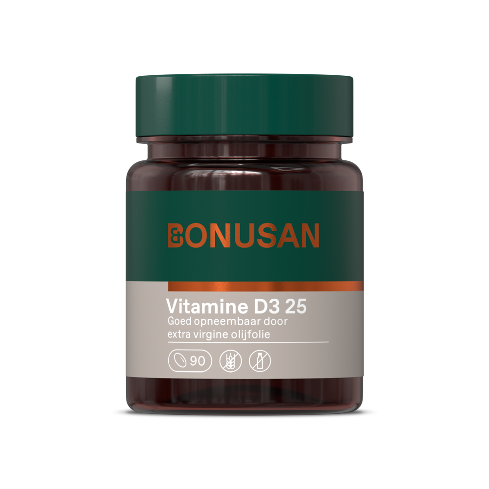 Bonusan Vitamine D3 25 Softgels