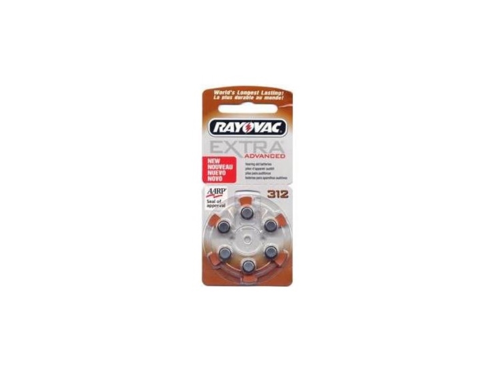 Rayovac batterij v gehoorapp ultra A312