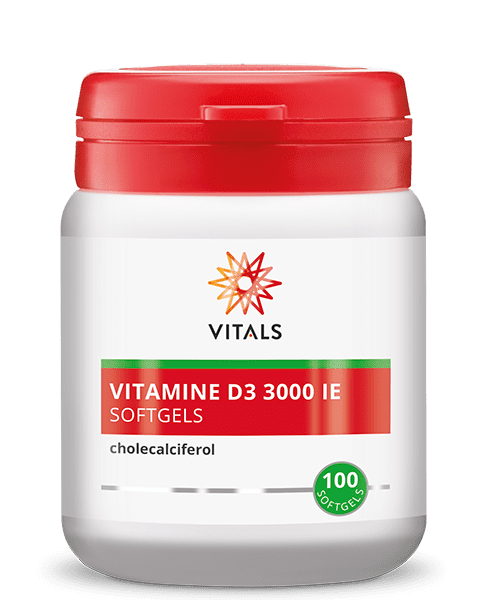 Vitals Vitamine D3 3000ie Softgels