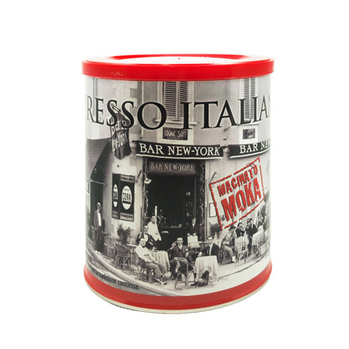 New York Caffè  Macinato MOKA Tin (250gr gemalen koffie)