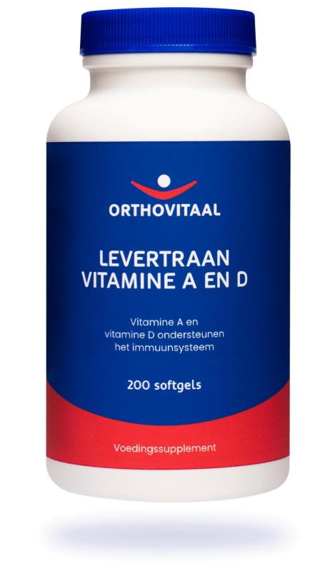Orthovitaal Levertraan vitamine a en d 200sft
