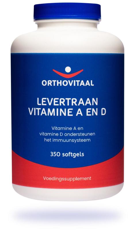 Orthovitaal Levertraan vitamine a en d 350sft
